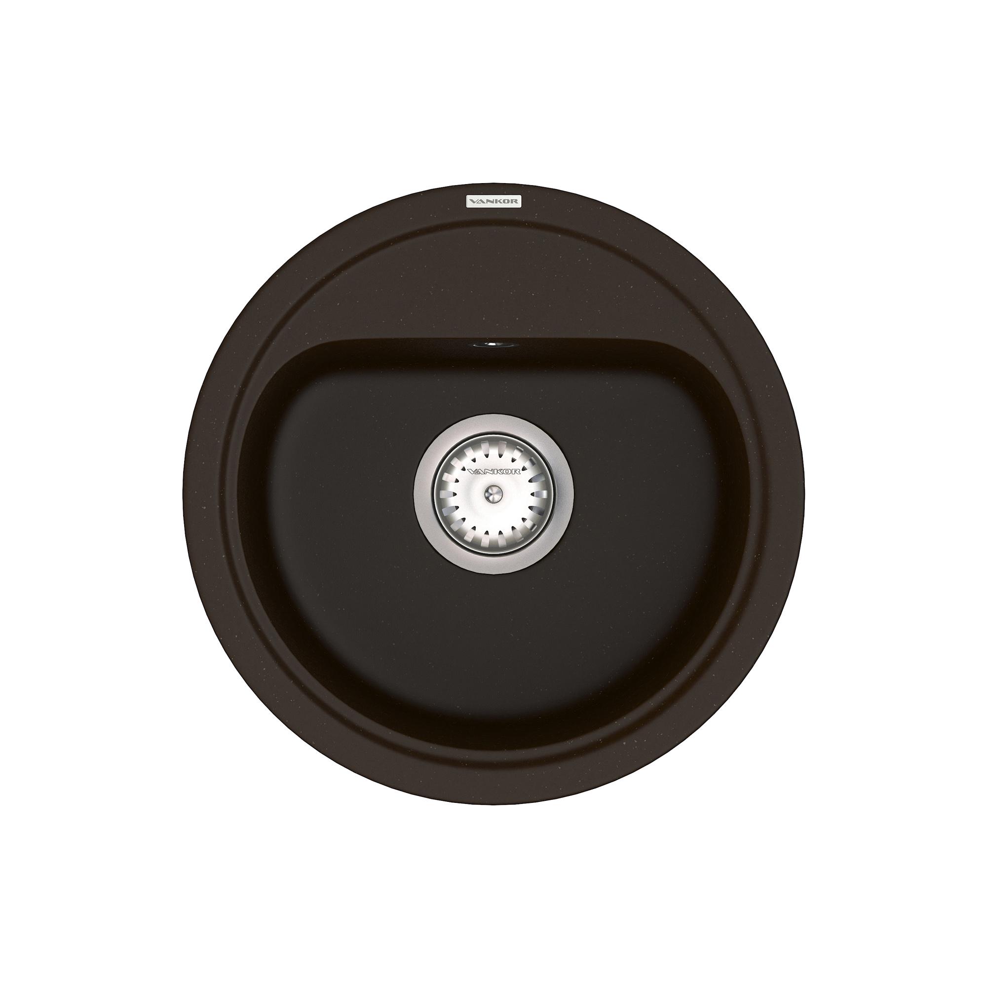 Мойка для кухни Vankor Lira LMR 01.44 + сифон Vankor Chocolate (74928)