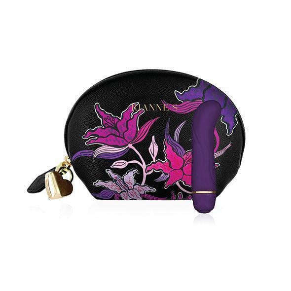 Вибратор мини для точки G Rianne S Mini G Floral 7 режимов работы/чехол-косметичка Deep Purple (SO3862)