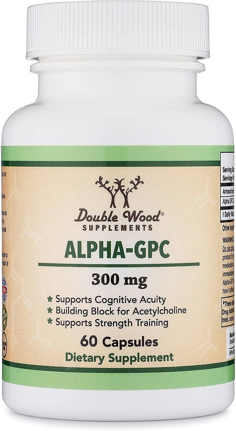 Альфа-ГПХ Double Wood Alpha GPC 300 мг 60 капсул (00000037523)