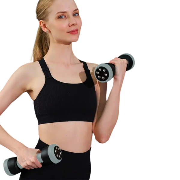 Гантели Swan Fit Massage Dumbbells с изменяемым весом для фитнеса Серый (17494-31_994) - фото 6