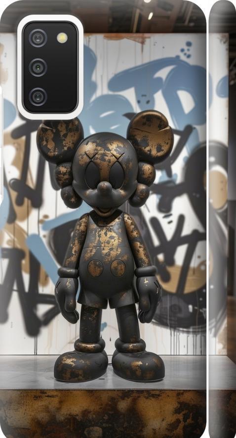 Чехол на Samsung Galaxy A02s A025F Bronze kaws v2 (6098m-2203-42517)