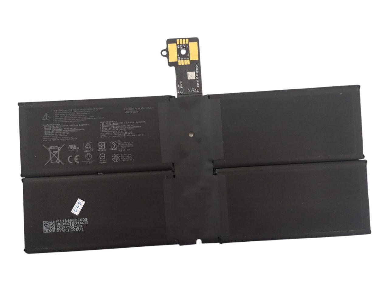 Акумулятор для Microsoft Surface Pro 7+ Plus/A3HTA025H/G3HTA074H/DYNH03 6444 mAh 48,87Wh (21155528)