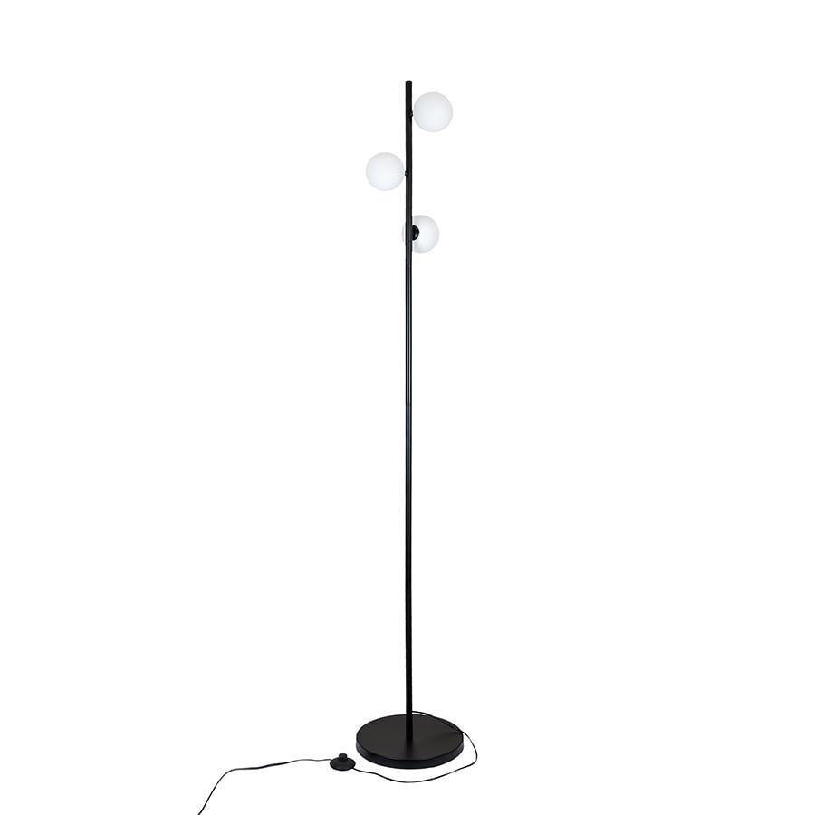 Торшер на 3 плафона Levistella 7529834-3 Черный