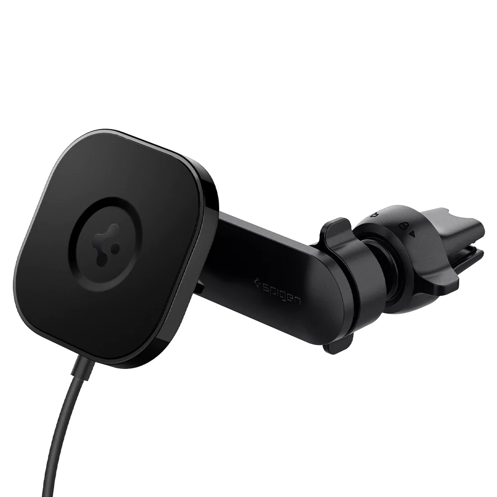 Автодержатель Spigen ITS12W OneTap Magnetic Magsafe Vent 7.5 W Car Mount, Black (ACP02615)