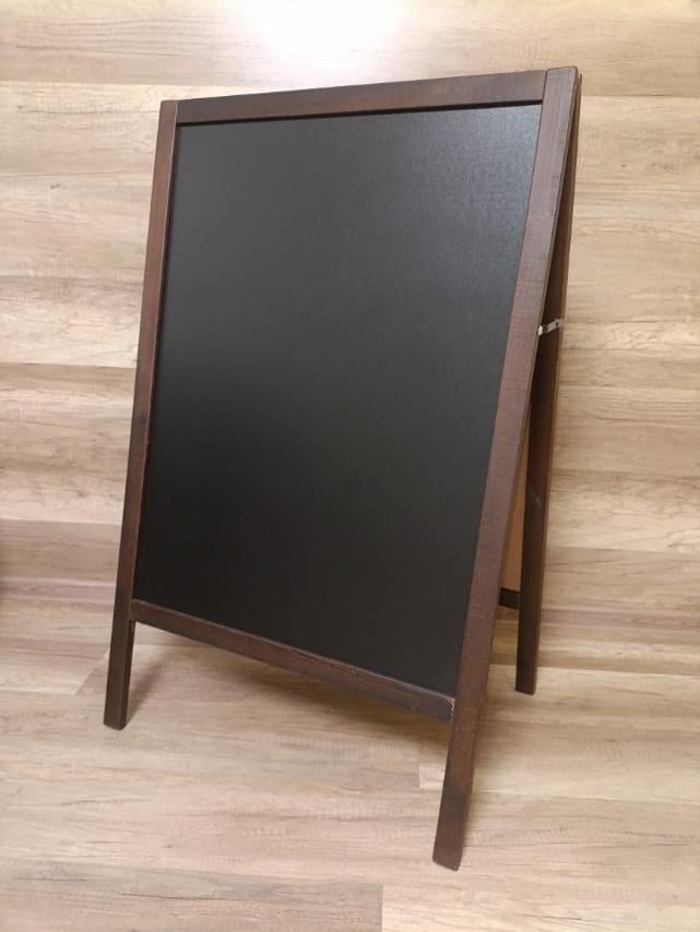 Штендер меловой двусторонний 110х68 см Коричневый (Svк)