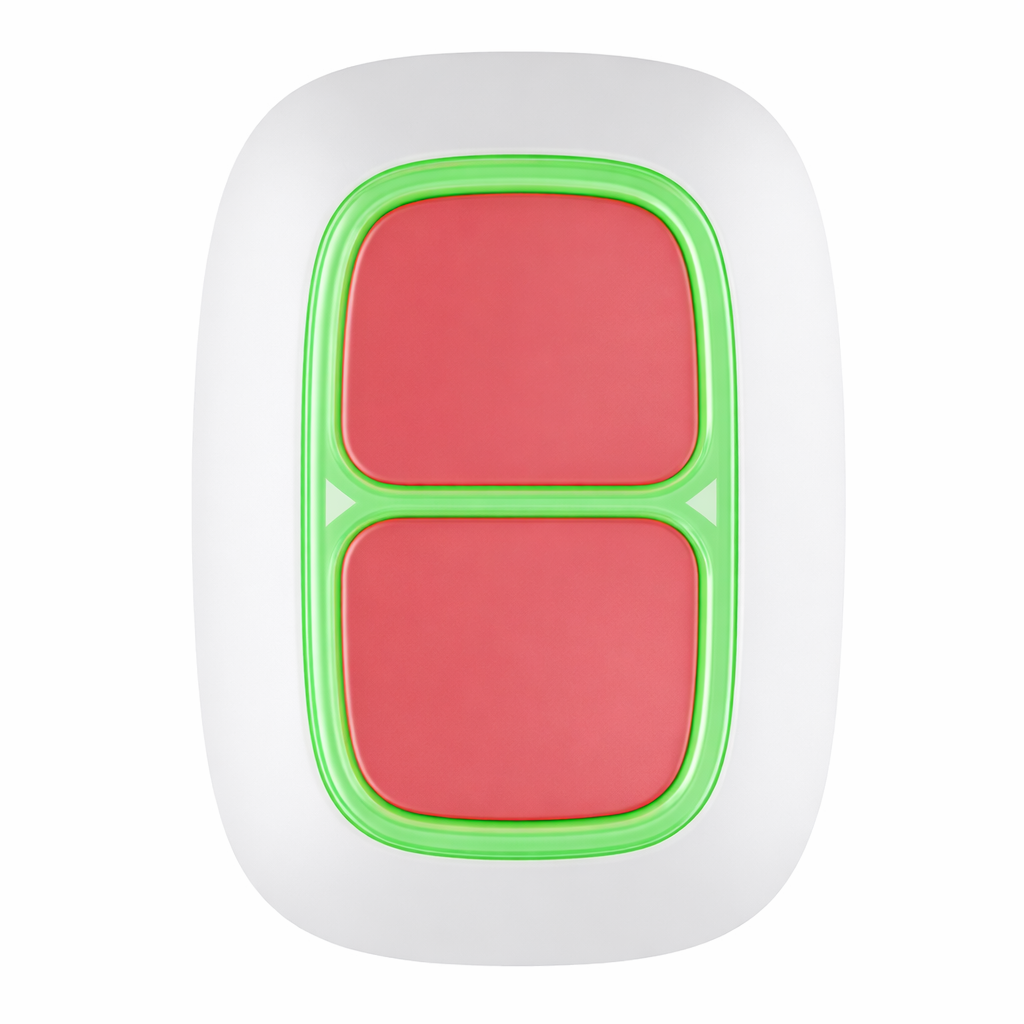 Брелок для контроля систем безопасности Ajax DoubleButton IP55 Белый (31980690) Брелок для контроля систем безопасности Ajax DoubleButton IP55 Белый (31980690)