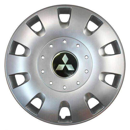 Автомобильные колпаки SKS 401 R16 с логотипом Mitsubishi 4 шт. Серебристый Автомобильные колпаки SKS 401 R16 с логотипом Mitsubishi 4 шт. Серебристый