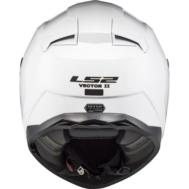 Мотошлем LS2 FF811 Vector 2 Solid 2XL White (24694) - фото 3