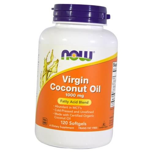 Олія кокосова Virgin Coconut Oil 1000 першого віджиму 120 гел. капс. (71128111)