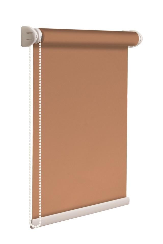 Рулонная штора NewTex Амели LUX 70х165 см Коричневый (804) Рулонная штора NewTex Амели LUX 70х165 см Коричневый (804)