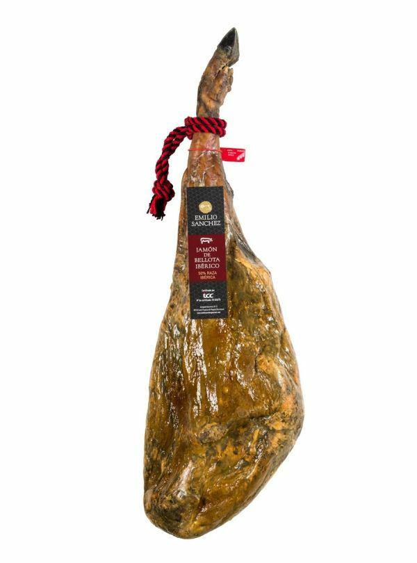 Хамон испанский Emilio Sanchez de Bellota Iberica нога с копытом 9-9,5 кг