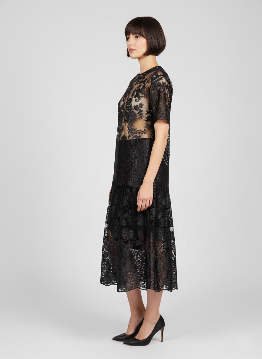 Блуза жіноча ажурна р. 48 Чорний (NT-212-48) - фото 6 Блуза жіноча ажурна р. 48 Чорний (NT-212-48) - фото 6