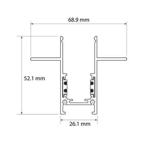 Шинопровід магнітний прихованого монтажу LIGHT SET LSDMR G26 2 м Білий (91605) - фото 5 Шинопровід магнітний прихованого монтажу LIGHT SET LSDMR G26 2 м Білий (91605) - фото 5