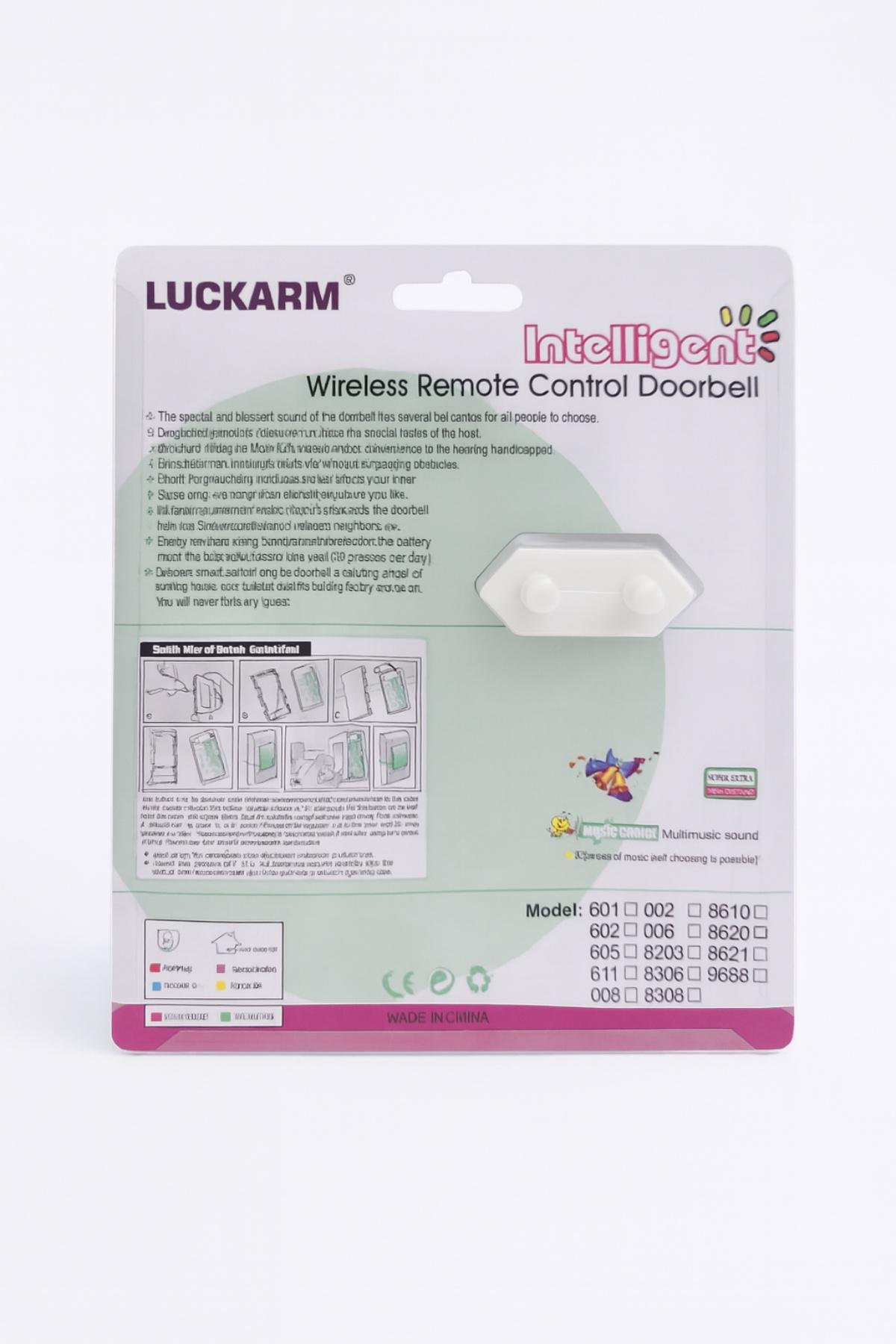 Звонок дверной беспроводной от розетки 220V (27641077) - фото 2 Звонок дверной беспроводной от розетки 220V (27641077) - фото 2