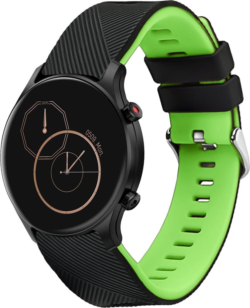 Ремешок Luminic для Haylou LS04 RS3 Black Green (26681-4A) Ремешок Luminic для Haylou LS04 RS3 Black Green (26681-4A)