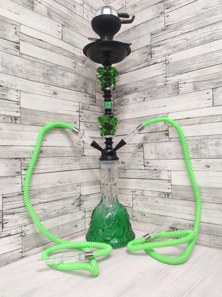 Кальян Hookah Tarkan Plus 61 см на 2 персоны Green