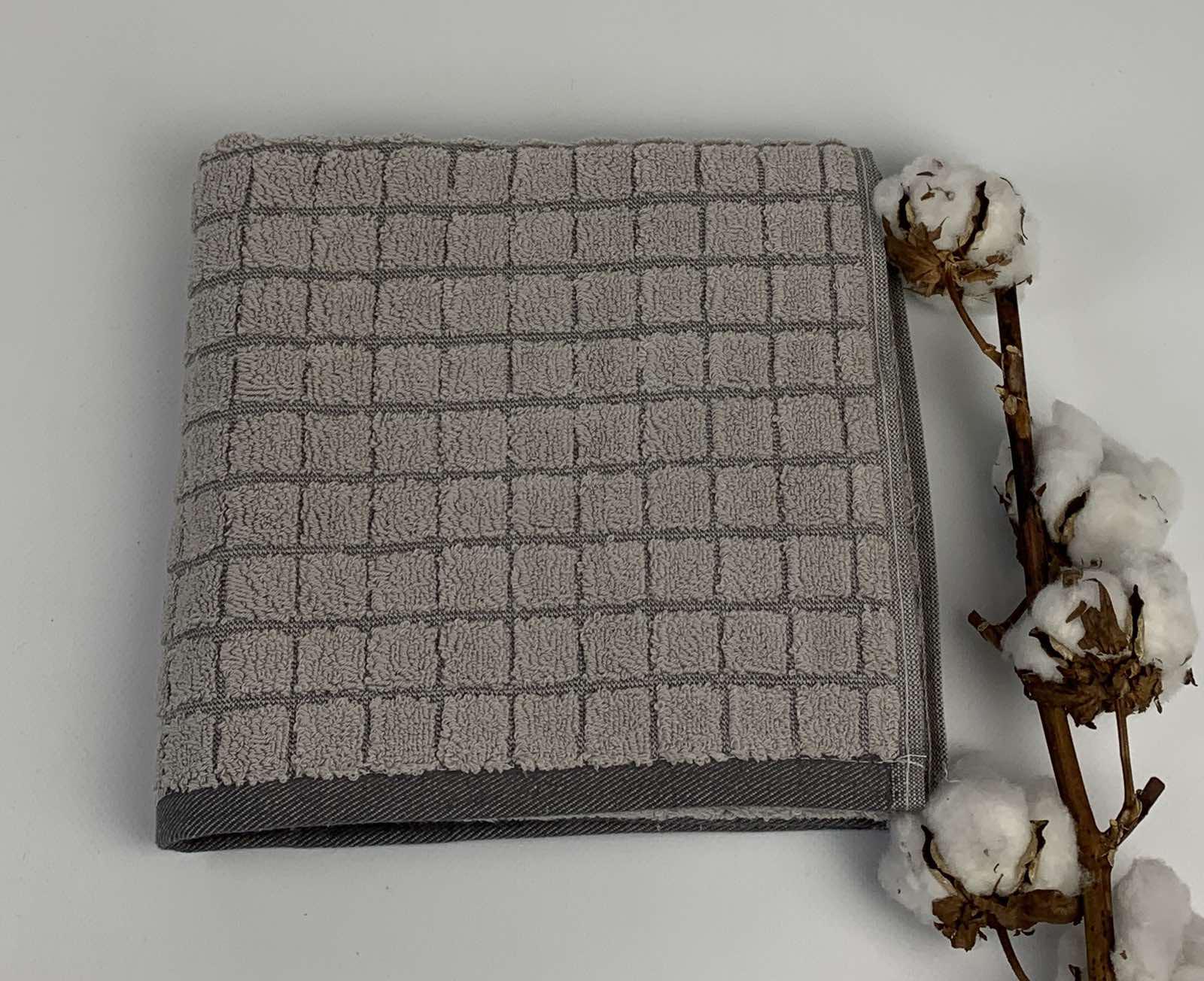 Полотенце Pupilla Arya Model-2 50x90 см Светло-серый (CN31440) - фото 1 Полотенце Pupilla Arya Model-2 50x90 см Светло-серый (CN31440) - фото 1