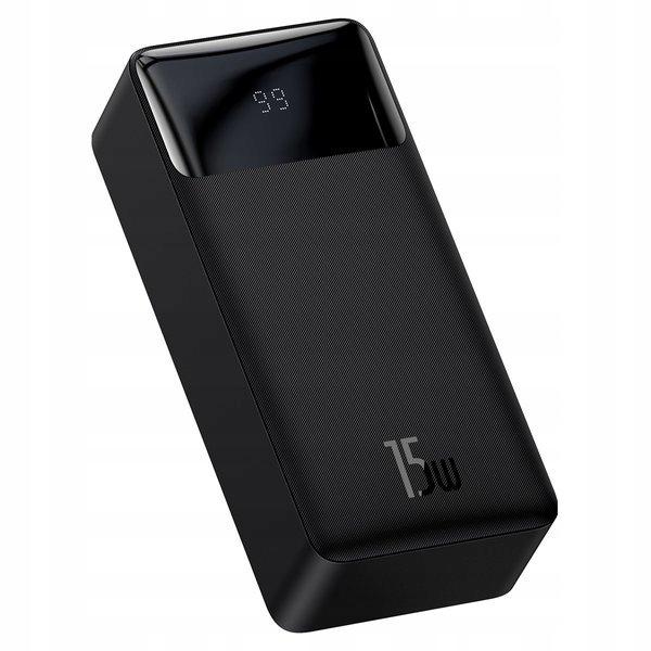 Повербанк Baseus Bipow Digital Display Power Bank 15 Вт 30000 mAh 2USB/1Type-C PD/QC 3 A Black (PPDML-K01)