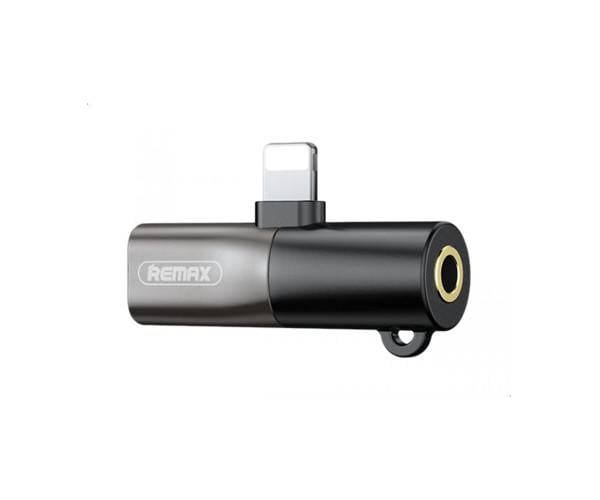 Переходник Remax RL-LA09 Apple Lightning to Audio Aux Lightning 35 мм Black