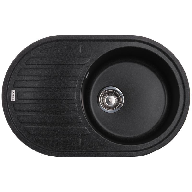 Кухонная мойка Zerix ZS-7750R-13 Графитный (ZX4561)