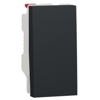 Выключатель одноклавишный Schneider Electric Unica схема 6 1 модуль 10A Антрацитовый (25624763)