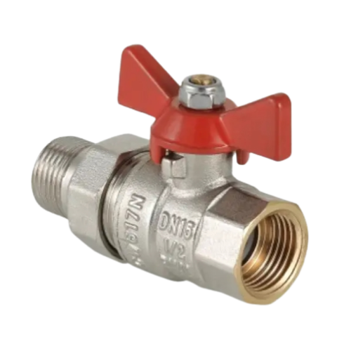 ᐉ Кран с американкой шаровой Valves 0014 1/2" PN30 прямой