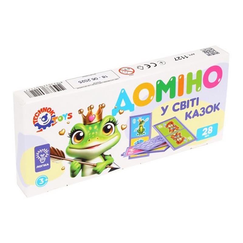 Настольная игра Технок Детское домино Из мира сказки 28 элементов 22х3х6,5 см от 3 лет Шоколадный (SR-113-N-1171)