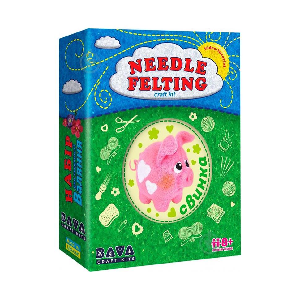 Набор для творчества Умняшка Валяние игрушки Свинка (ВАЛ-007) Набор для творчества Умняшка Валяние игрушки Свинка (ВАЛ-007)