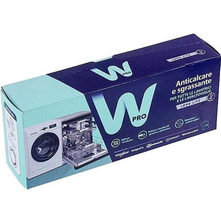 Засіб для видалення накипу Whirlpool 12 пакетиків (484000008810)