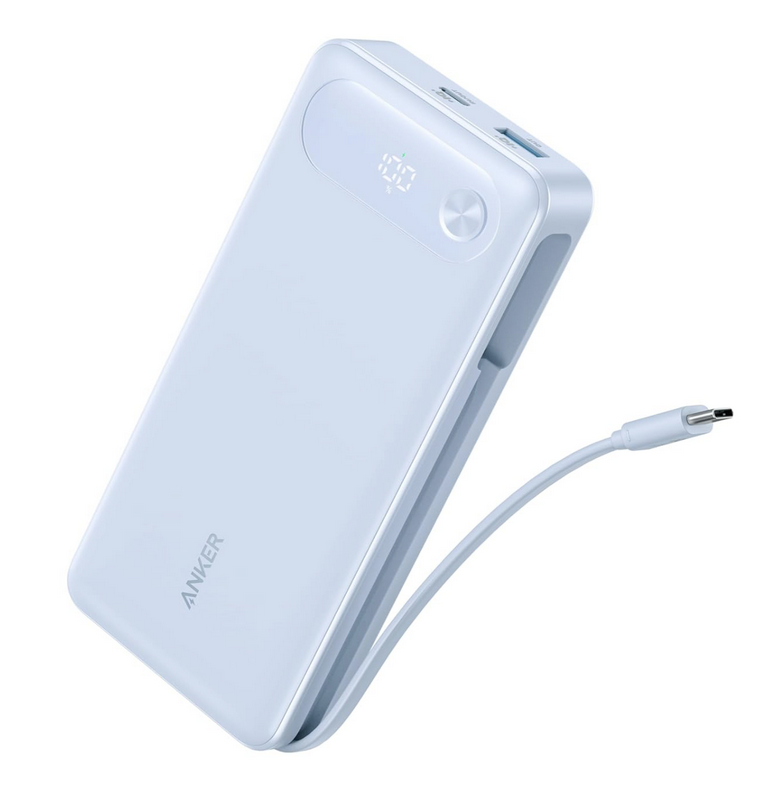 Повербанк Anker 20000 mAh USB-C Cable 87W Max Fast Charging Blue