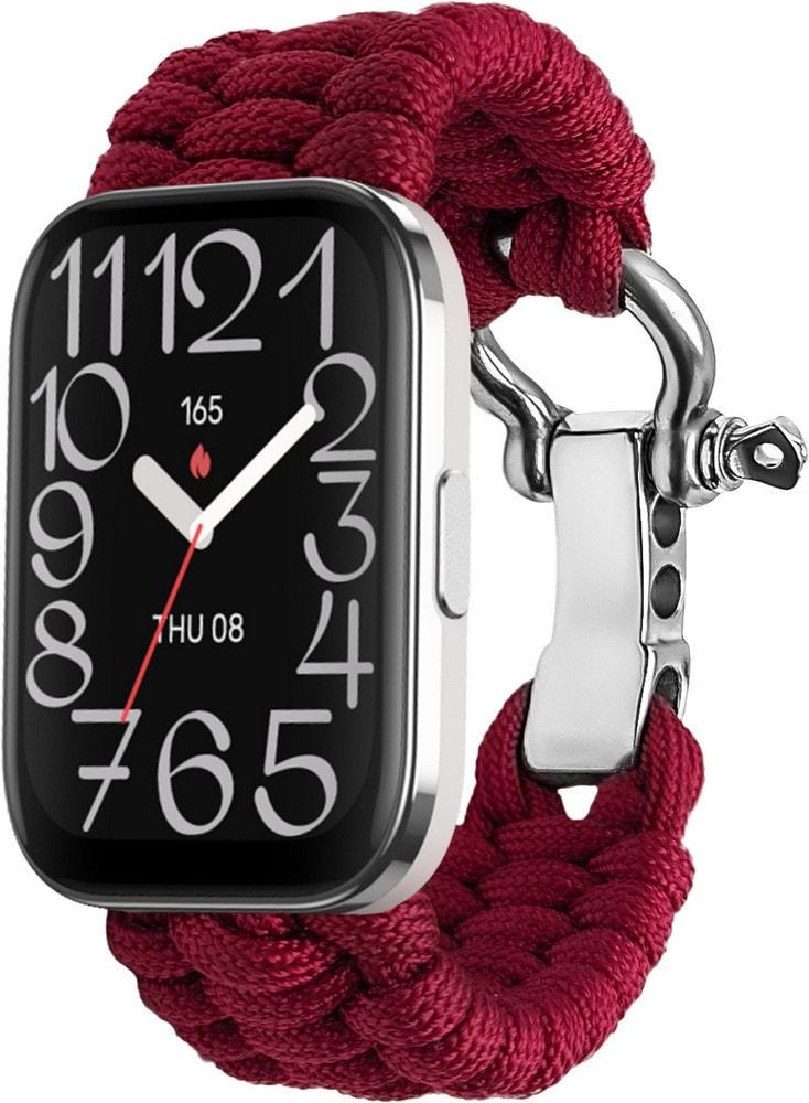 Ремешок из паракорда Ruper для смарт-часов Amazfit Bip 5 Unity Wine (37087-42)