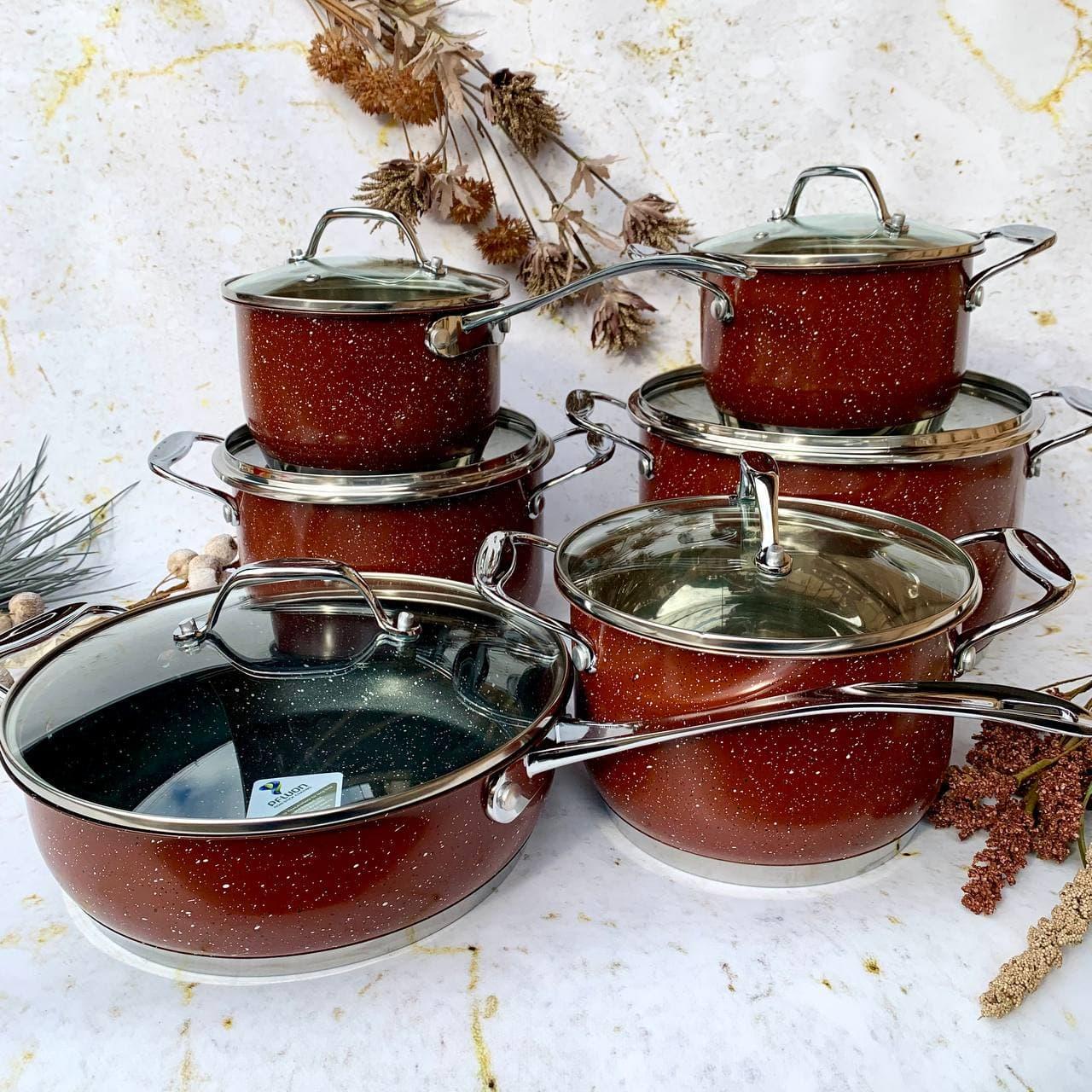 Набор кастрюль Edenberg EB-4045 12 пр.