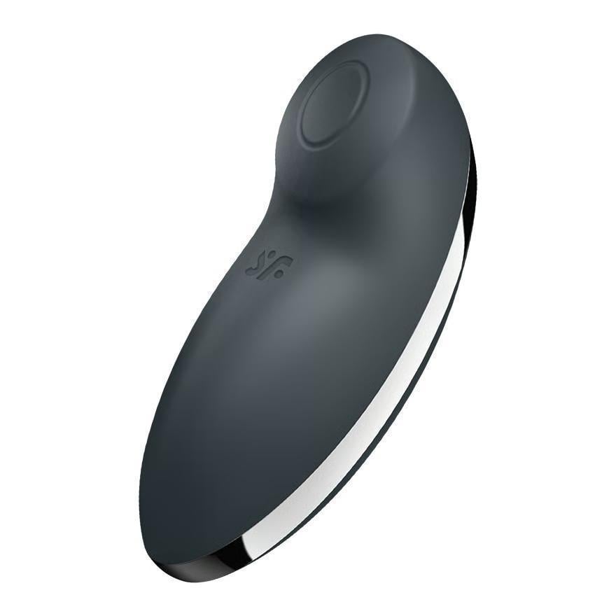 Вибростимулятор-пульсатор для клитора Satisfyer Tap & Climax 2 11 см Черный (56958)
