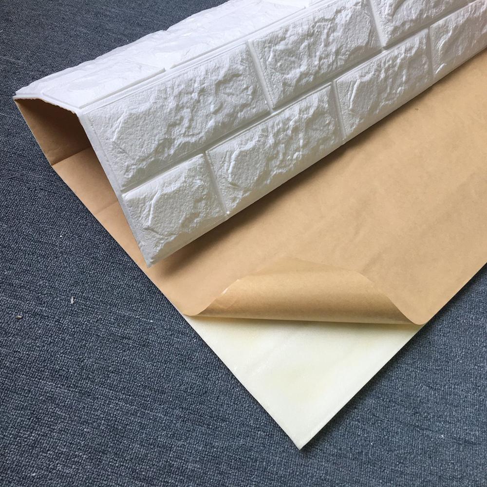 3D панель стеновая самоклеющиеся Long под кирпич 70х77х0,7 см (1496164) - фото 4