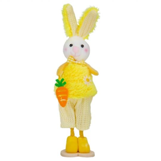 Фигурка декоративная Elisey Кролик 21 см Желтый (9109-022)