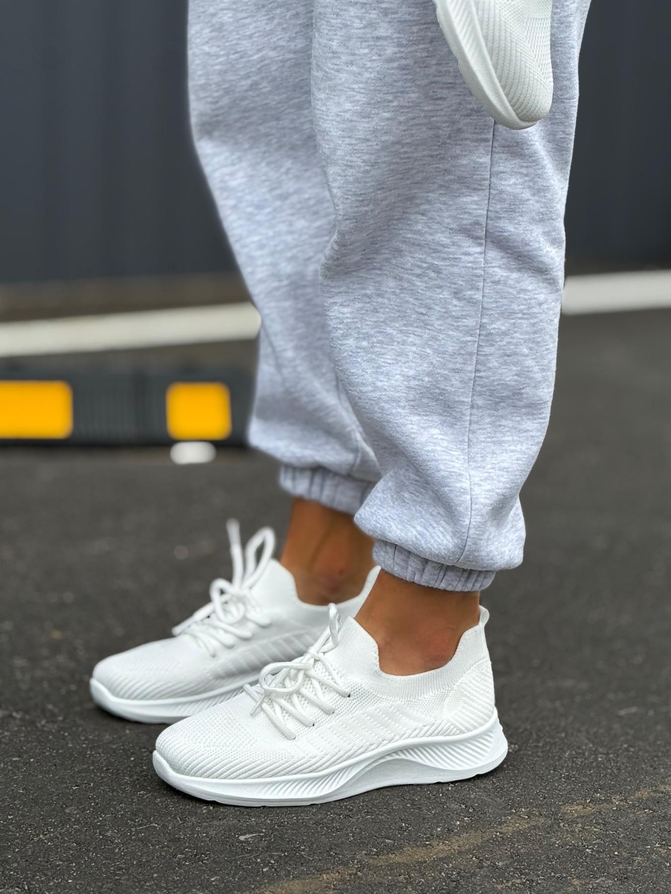 Кроссовки женские текстиль р. 36 Белый (4310646) - фото 4 Кроссовки женские текстиль р. 36 Белый (4310646) - фото 4