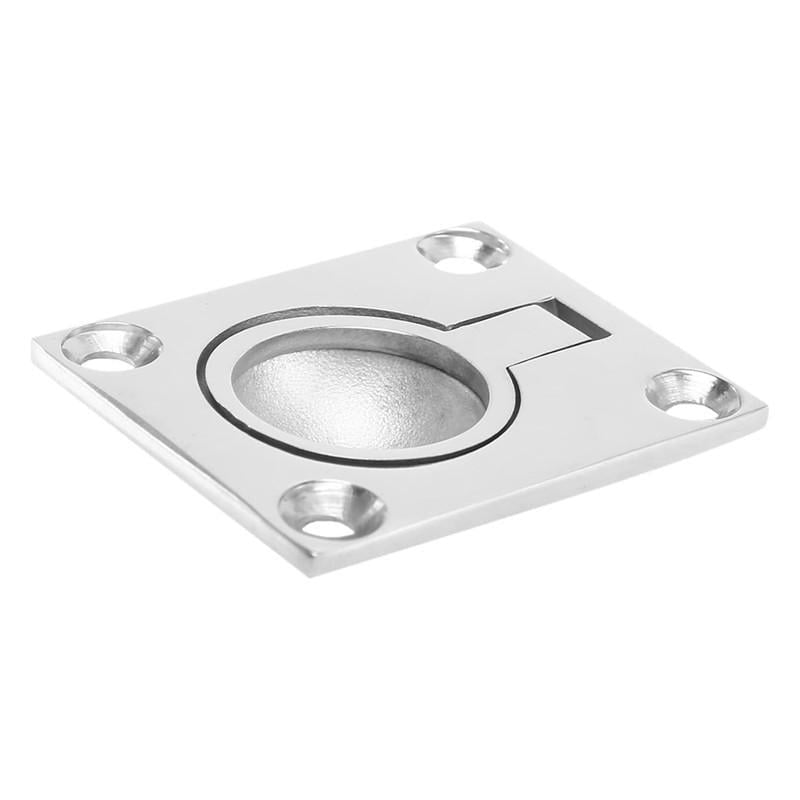 Ручка потайна для дверей Metalvis із кільцем нержавіюча сталь 47х38 мм 1 шт. (NM400NM48241473801)