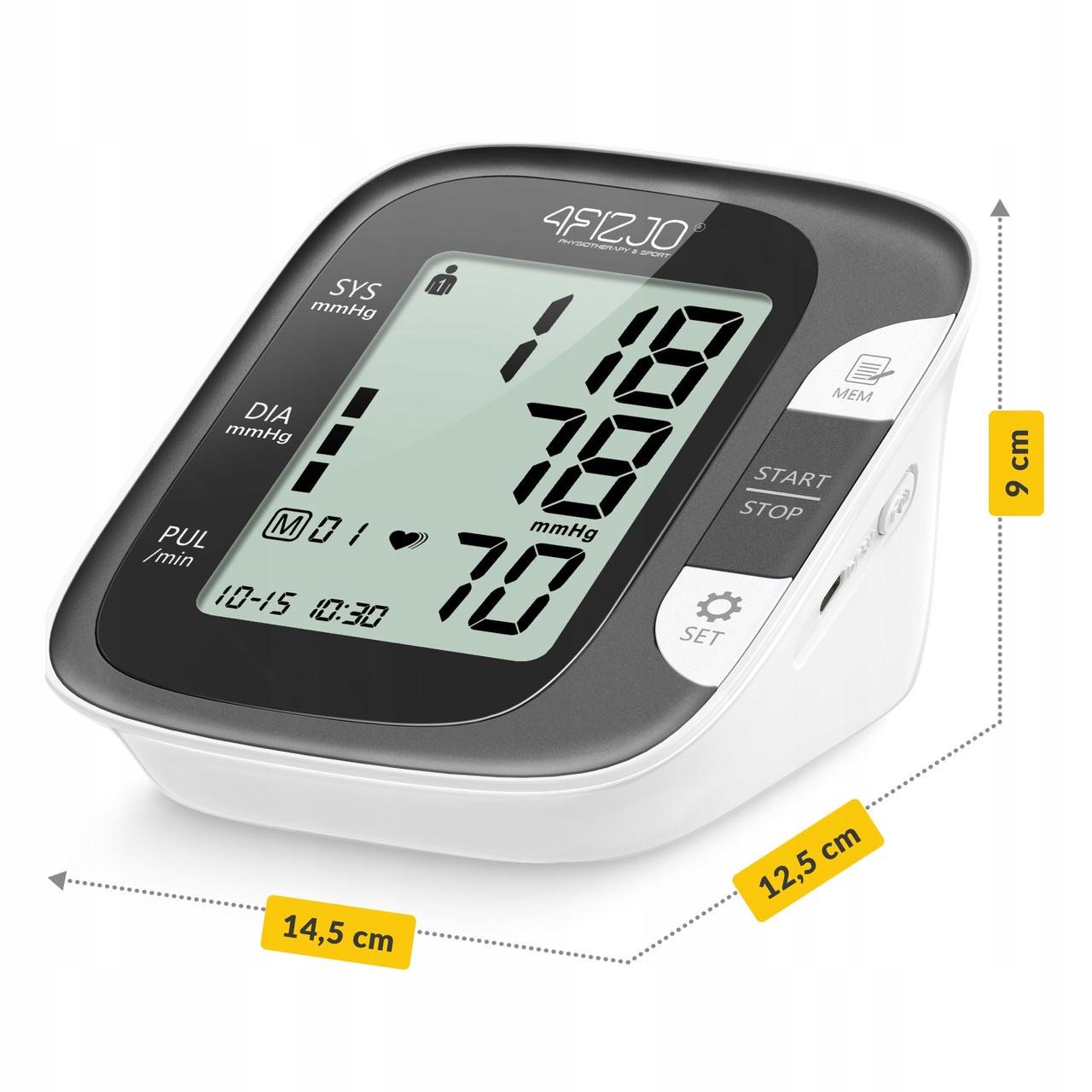 Тонометр автоматичний 4fizjo PRO+ (P-5905973401999) - фото 2 Тонометр автоматичний 4fizjo PRO+ (P-5905973401999) - фото 2