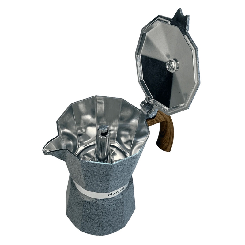 Кавоварка гейзерна Magio MG-1012 Graphite 450 мл (tf3795) - фото 2 Кавоварка гейзерна Magio MG-1012 Graphite 450 мл (tf3795) - фото 2