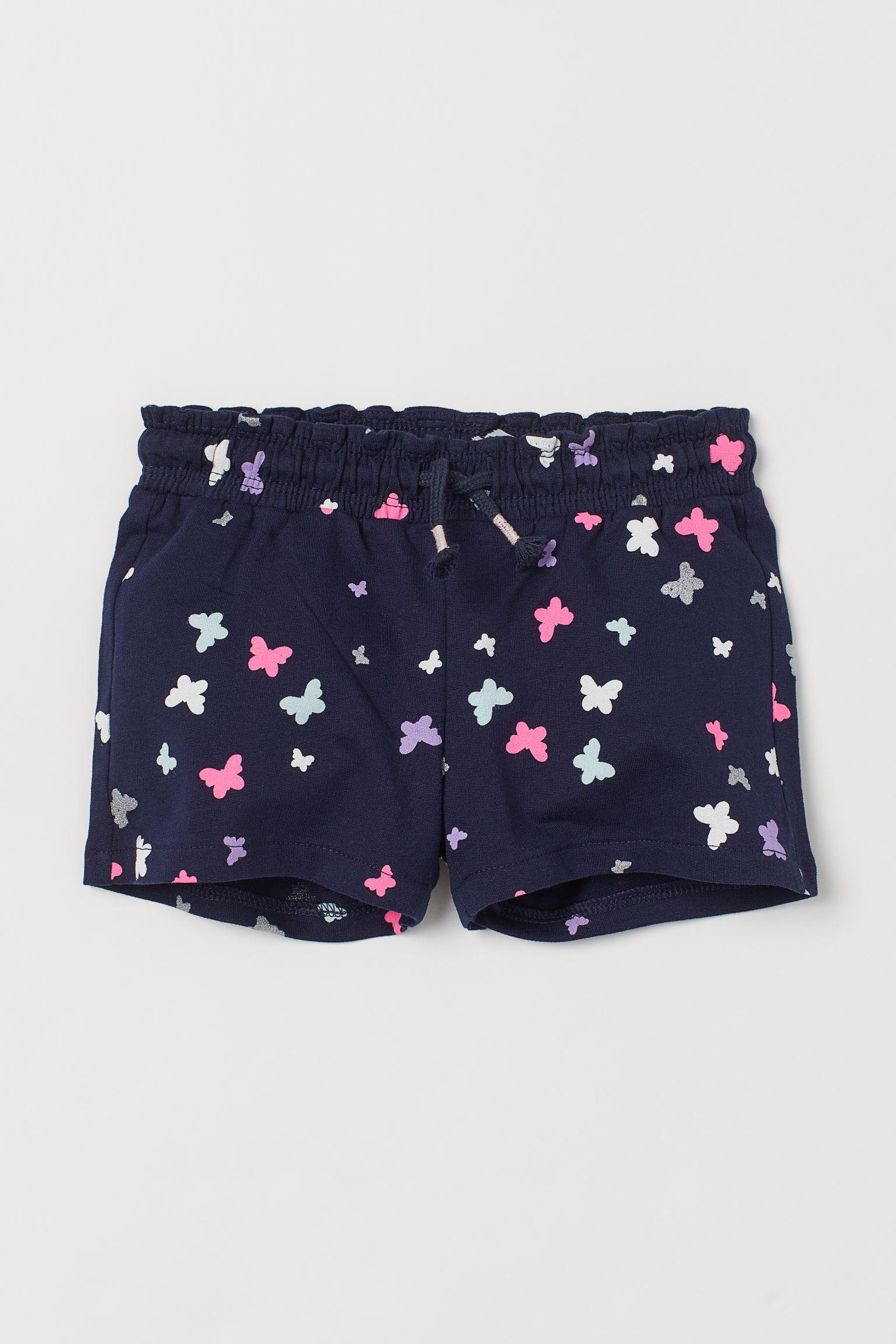 Шорти H&M р. 92 см Темно-синій метелики (S1207898775)