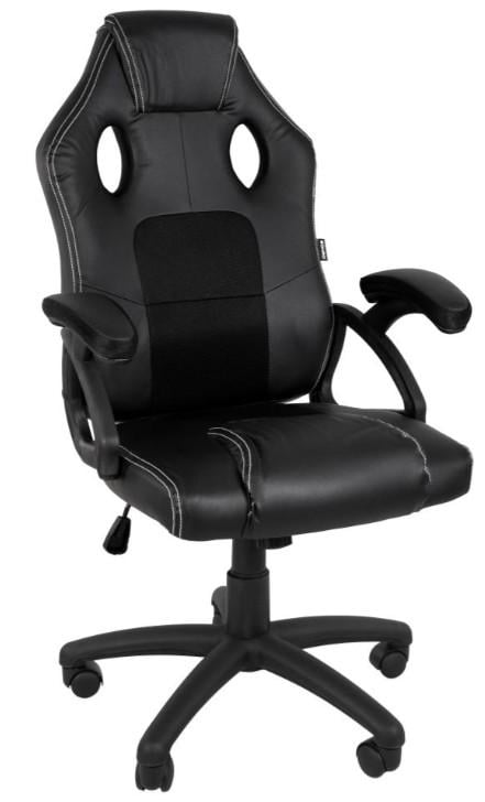 Крісло геймерське Bonro YS-6056 Чорний (3912) - фото 1 Крісло геймерське Bonro YS-6056 Чорний (3912) - фото 1