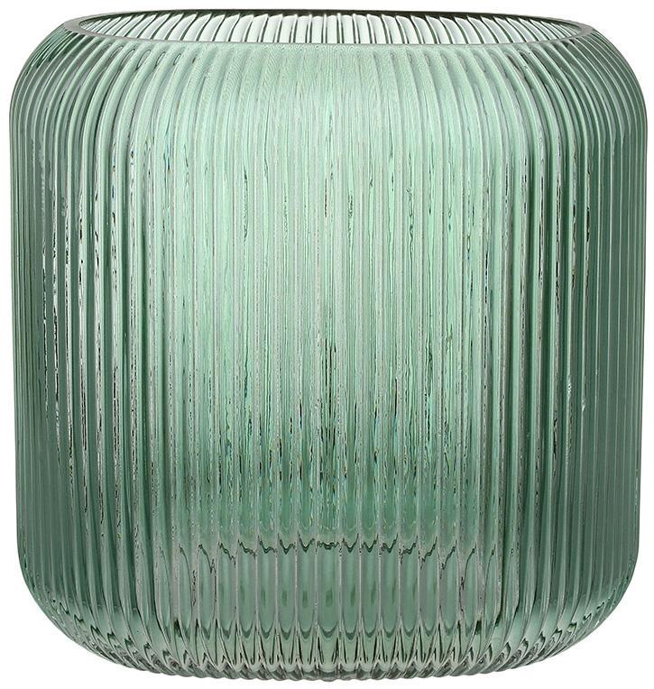 Ваза стеклянная Elisa прямоугольная 20х12х20 см Зеленый