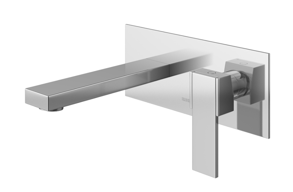 Змішувач для раковини Kohlman Excelent 01 з боксом прихованого монтажу Chrome (2808405833)