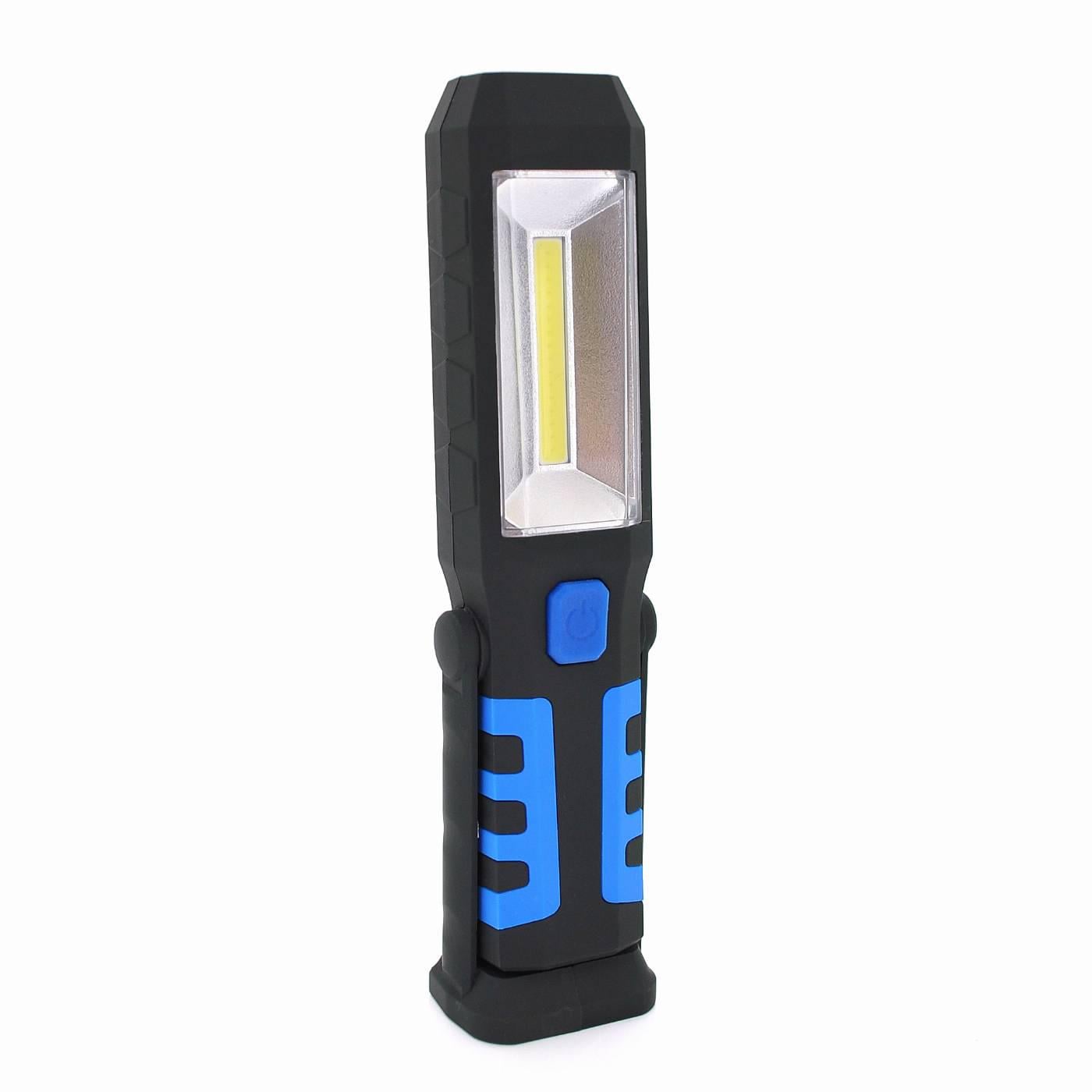 Ліхтар інспекційний Watton WT-293 16 SMD LED 3 режими роботи зарядка від 5V акумулятор 18650 корпус-пластик магніт гак (32691)
