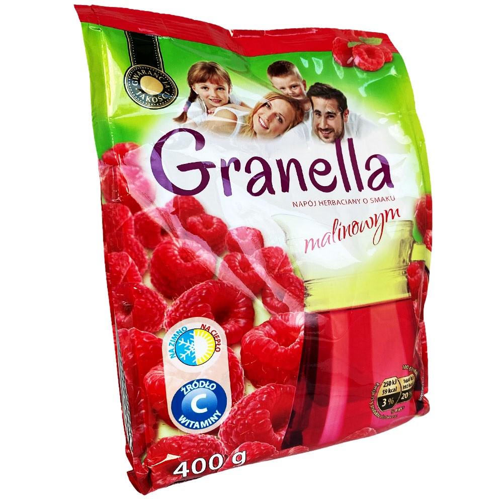 Гранулированный чай с ароматом малины Granella 400 г