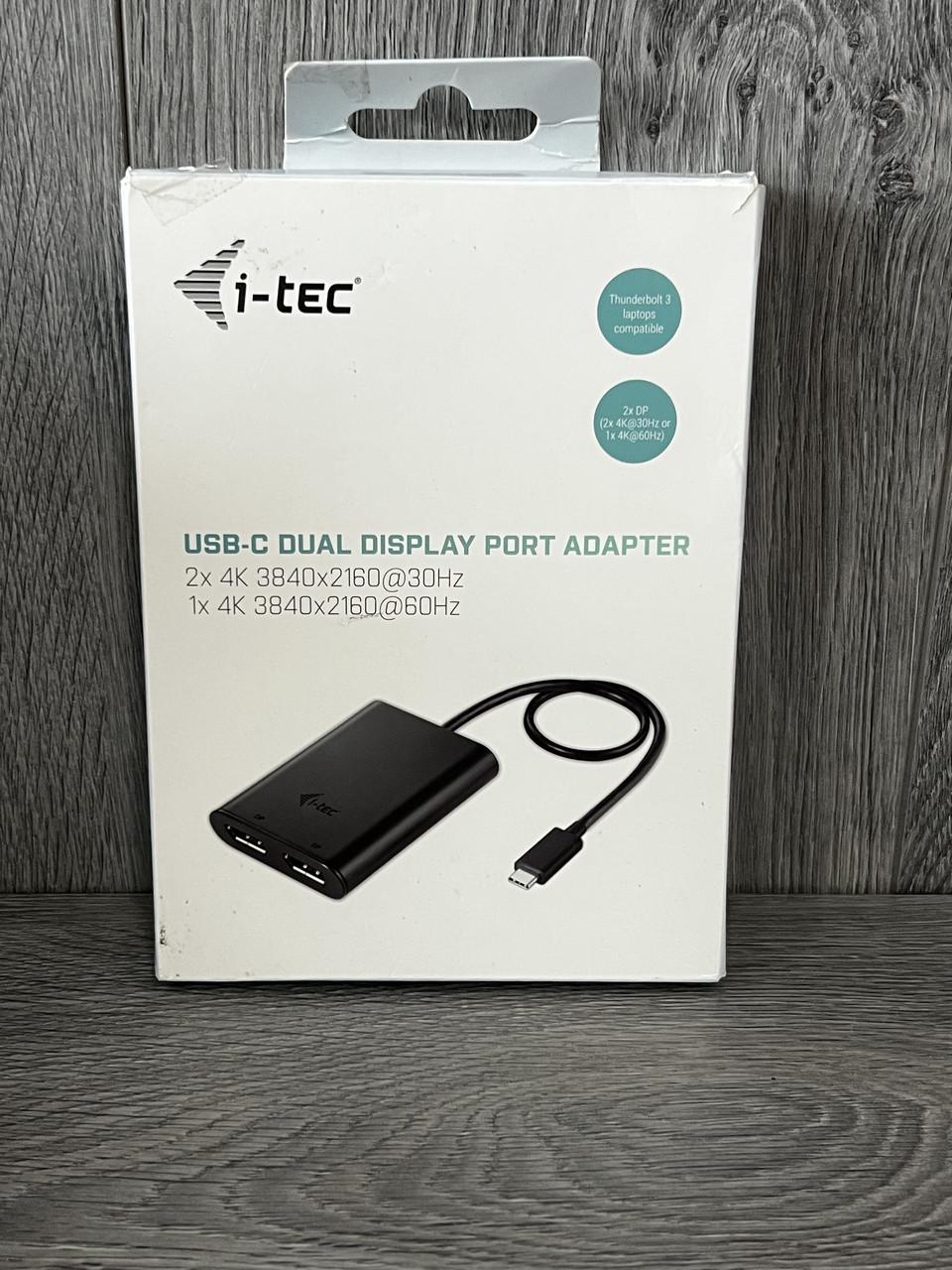 Док-станция i-tec USB-C Dual 4K DisplayPort Адаптер видео 2xDP для ноутбука MacBook Windows - фото 4