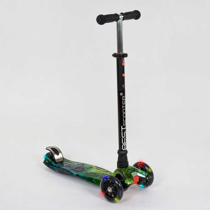 Самокат Best Scooter А 25462 /779-1317 MAXI 4 колеса PU d 12 см