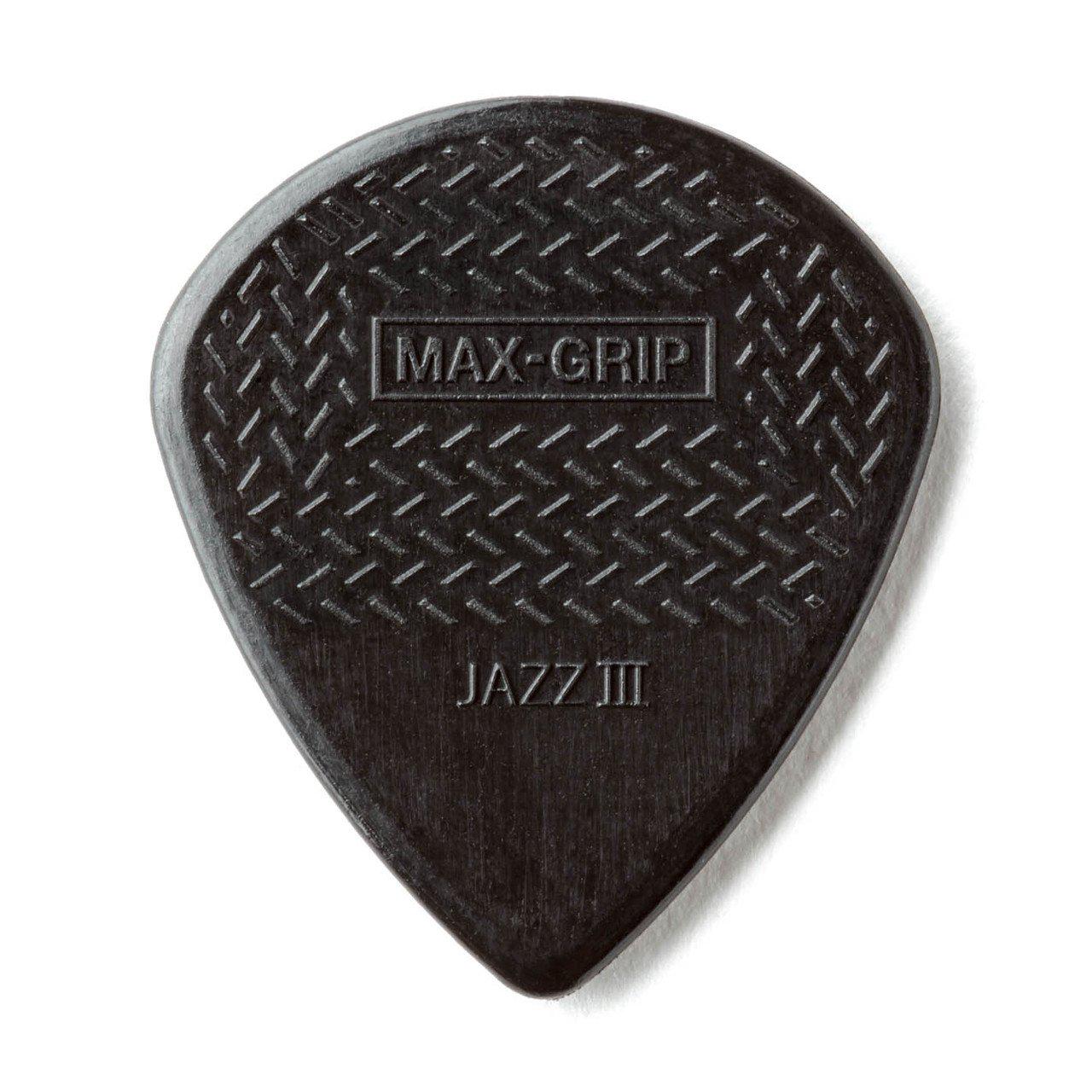 Медиатор Dunlop 471P3S Nylon Jazz III Max-Grip Stiffo 1,38 мм 6 шт. (125359)