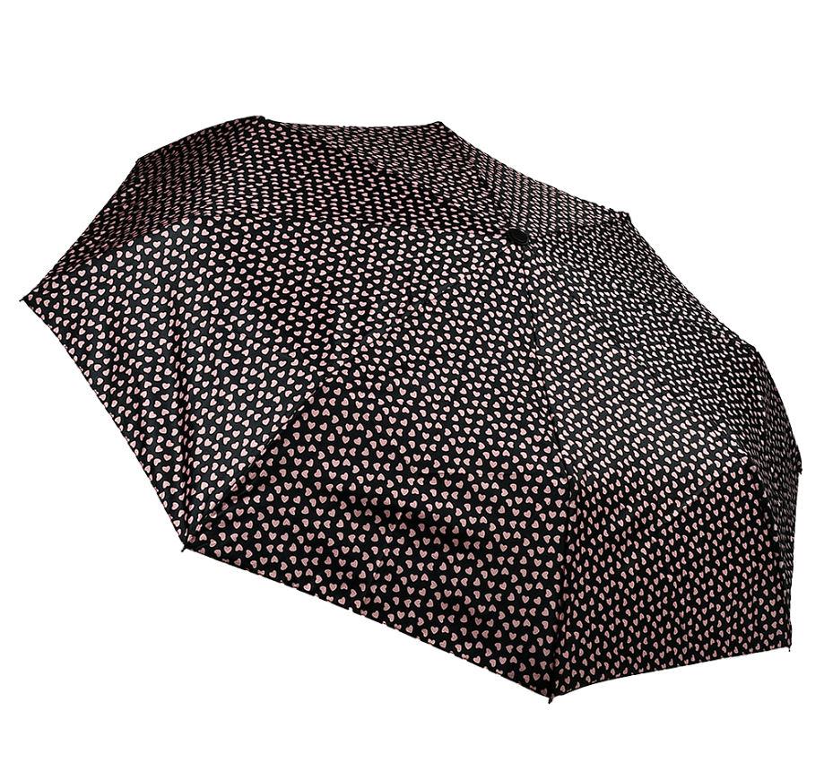 Зонтик складной автомат Hearts 8 спиц купол 110 см Brown (30259) - фото 5 Зонтик складной автомат Hearts 8 спиц купол 110 см Brown (30259) - фото 5