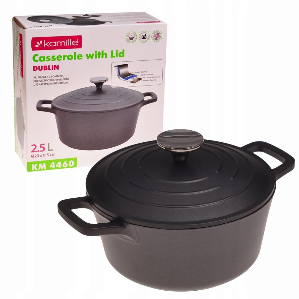 Кастрюля Kamille KM-4460 2,5 л 20 см (122437) - фото 2 Кастрюля Kamille KM-4460 2,5 л 20 см (122437) - фото 2